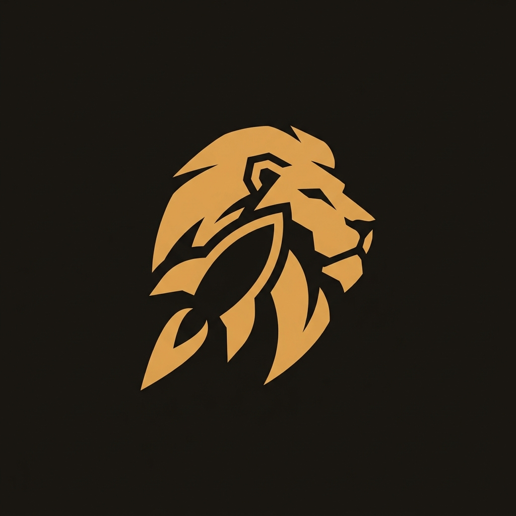 Marca da Rocket Lion: leão com silhueta de foguete